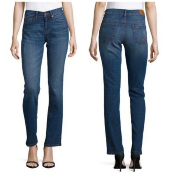 Karl Lagerfeld Jeans Straight Leg Dark Wash Sz 4 - Picture 1 of 8